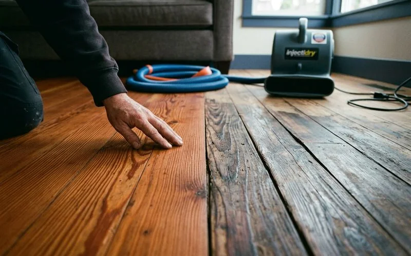 Restored vs cupped hardwood