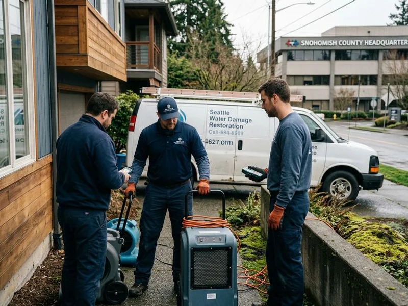 Seattle Water Damage Restoration team in Snohomish County