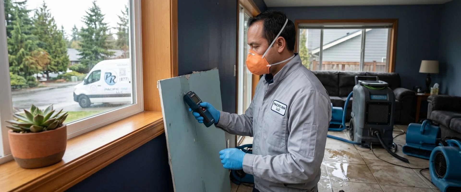 Water damage restoration team serving Everett